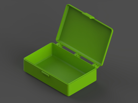 élastique loquet boîte 160x100x45mm by riccardo outils organisateurs couvercle boites 3d print model - Mito3D