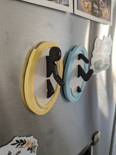 portal kühlschrank magnete by denklau spielzeuge spiele magnet kühlschrankmagnet kuchen lüge 3d print model - Mito3D