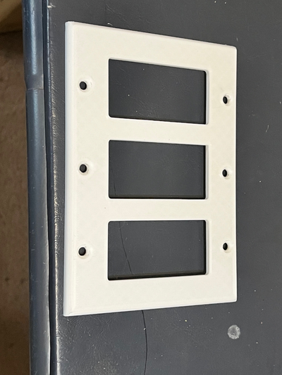 3 ligero cambiar interruptor cubierta carcasa funda by daleshell casa decoración 3d print model - Mito3D
