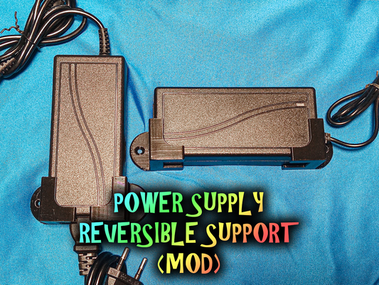 power supply reversible wall support by bs 3d print tools organizers holder bs3dprint 3d print model - Mito3D