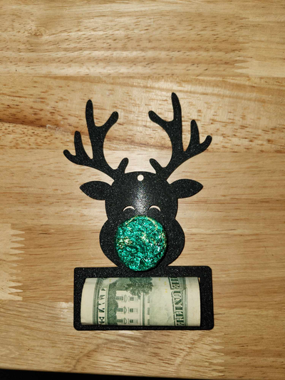 ornament geld inhaber by svest1466 kunst 2d geschenk rentier baum weihnachten 3d print model - Mito3D