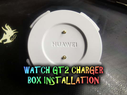 huawei watch gt2 charger wall mount by bs 3d print tools gadgets holder watchgt2 bs3dprint 3d print model - Mito3D