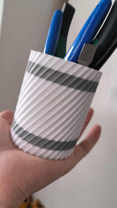 by household office pen container cup 3d print model - Mito3D