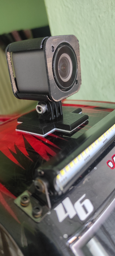 adhesive camera gopro mount remixed by tomasino hobby & diy rc gopro11 gopro10 gopro11mini holder 3d print model - Mito3D