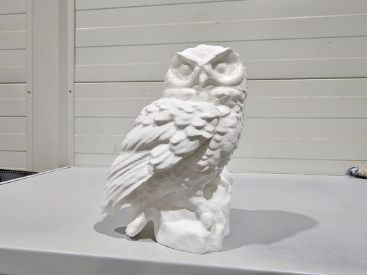 hedwig harry potter remixed by magmar toys & games characters harrypotter hogwarts hermione owl easyprint easyprintmodel white bradavice hedvika sova fixed dumbledore ron 3d print model - Mito3D