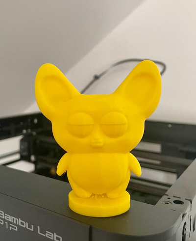 carina gizzmo by 3d arte sculture scolpire veloce facile divertimento giocattolo divertente 3d print model - Mito3D