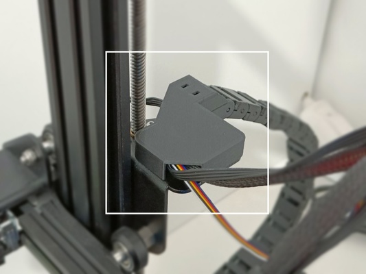 gv ender 3 directo adaptador cable cadena by gatto 3d impresora accesorios thingiverse 3d print model - Mito3D