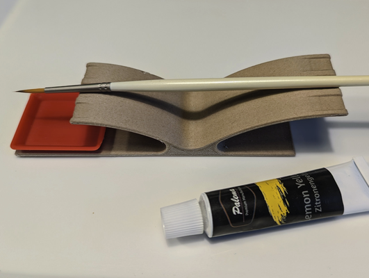 cepillo pintura estante by cubo hojalata herramientas pincel pinceles cepillo 3d print model - Mito3D