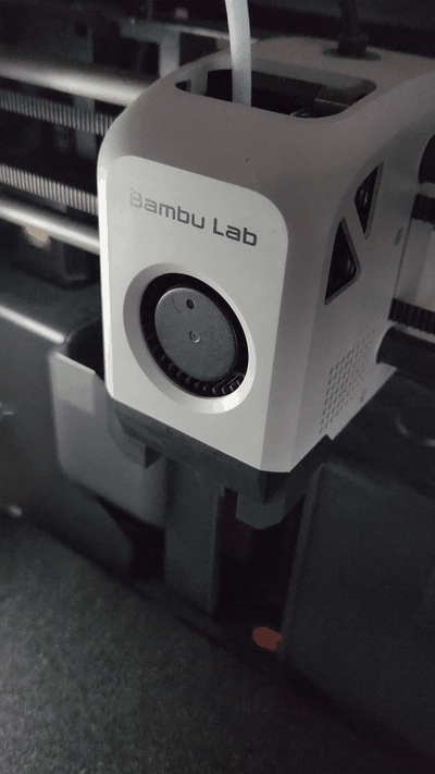 bambulabs ventilador poeira limpador by ollemark 3d impressora acessórios logotipo ferramenta ferramentas limpar limpo x1 a1 bambu x1c p1p p1s 3d print model - Mito3D