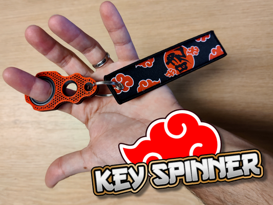 key spinner - a ninja by renaar fashion models keychain karambit naruto style 3d print model - Mito3D