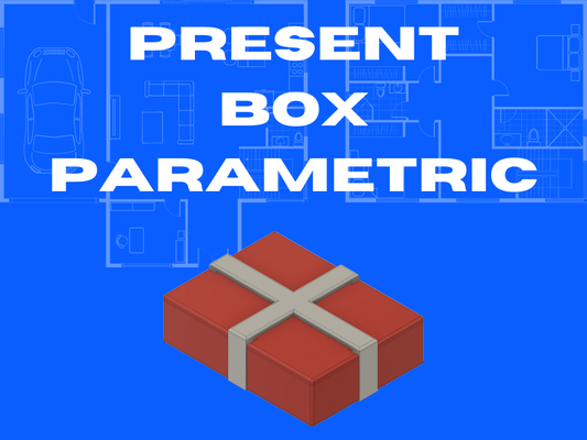 box fully parametric remixed by andrianopolino tools gadgets presentbox christmas gift birthday 3d print model - Mito3D