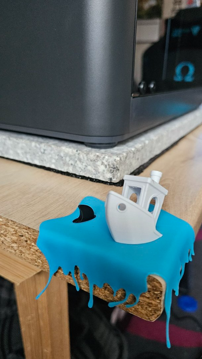 haifischflosse benchy by geräusch kunst modelle hai 3d print model - Mito3D