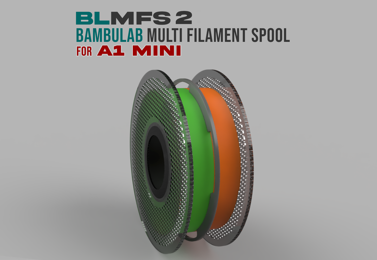 bambulab iplik biriktirmek a1 mini 2 filamentler yeniden karıştırılmış by giuliolibrando 3d yazıcı aksesuarlar ams renkli şikayet 250g 500g adaptör örneklem a1mini 3D print model - Mito3D