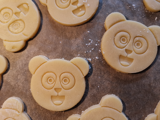 panda viso biscotto taglierina francobollo by ldvco domestico arredamento cookiecutter formine per biscotti debosser cookiestamp 3d print model - Mito3D