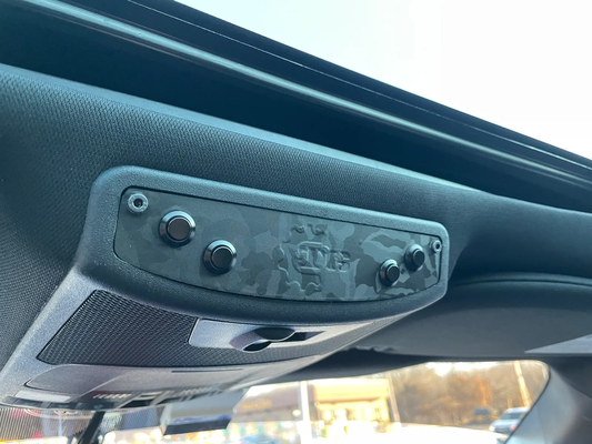 2015-2020 ford f150 overhead console switch plate by tgcreative hobby & diy vehicles 3d print model - Mito3D