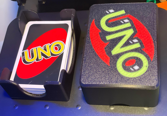 uno kart oyun kutu yeniden karıştırılmış by yasoos araçlar organizatörler unocard 3d print model - Mito3D