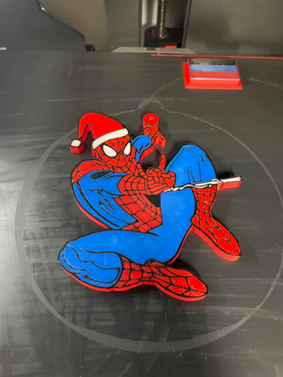spider man christmas ornament by websters creations household decor 3d print model - Mito3D