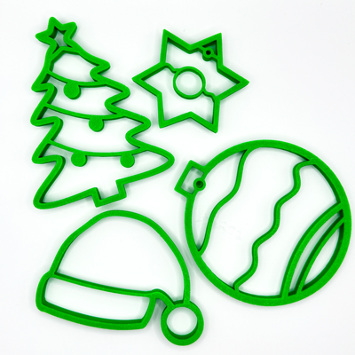 christmas cookie cutters by dachu02 household decor cookiecutters 3d print model - Mito3D