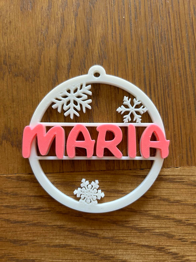 maria christmas tree decoration by kenprint household decor a1 test 3d print model - Mito3D