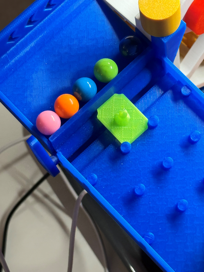 a basit başlat kapı blok mermer çalıştırmak 003 by ian kahverengi oyuncaklar oyunlar bileşenleri takım 3d print model - Mito3D