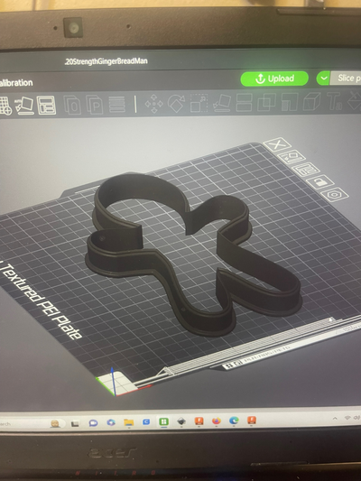 gingerbread cookie cutter v2 by brycescheller household festivities cookiecutter cookiecutters hollidays holliday xmas decoration christmas 2023 3d print model - Mito3D