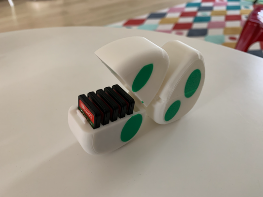fácil to impressão yoshi ovo interruptor jogos cartucho suporte by matador tomate ferramentas organizadores nintendo cartão caso bainha super mario 3d print model - Mito3D