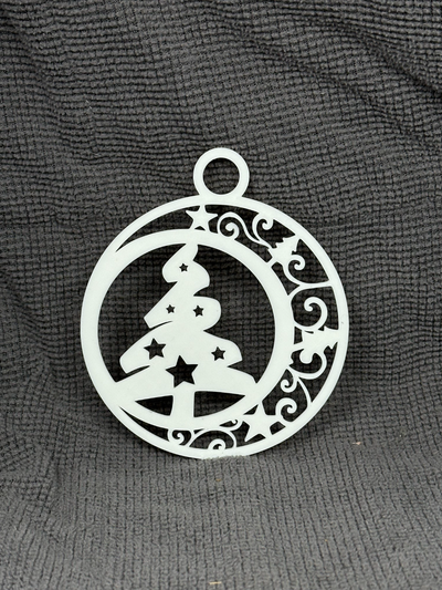 baum weihnachten ornament by abonnieren haushalt dekor weihnachtsbaum sterne star 3d print model - Mito3D