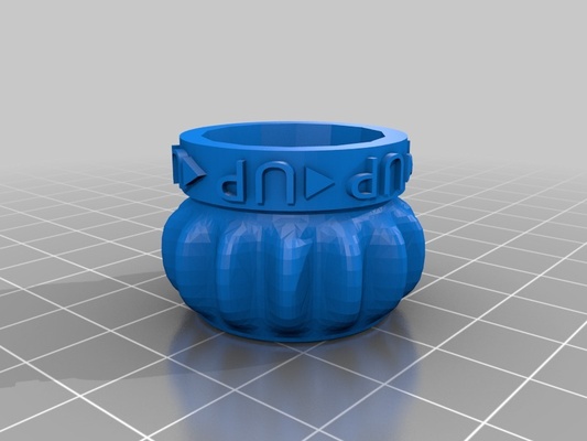 raised letter cr-10 s4 bed leveling knob by moby2112 3d printer accessories thingiverse 3d print model - Mito3D