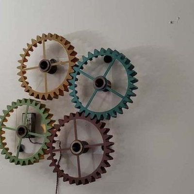 wall gears by spekerdude art models kineticart kineticscuplture 3d print model - Mito3D