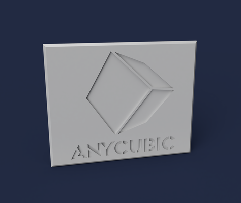 hot decorative plate anycubic mega s remixed by spekerdude 3d printer accessories anycubici3mega anycubicphoton decoration hotend logo 3d print model - Mito3D