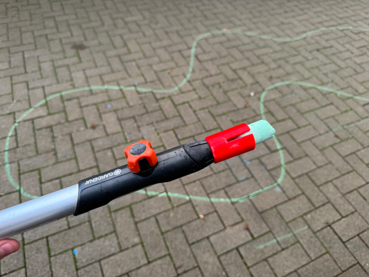 rake chalk holder - rechen kreidehalter by volker88 household garden chalkholder halter gardena 3d print model - Mito3D