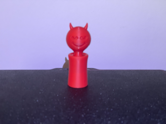 abonnieren teufel by catharsis69 miniaturen flattern wobbler kinder spaß kopf 3d print model - Mito3D