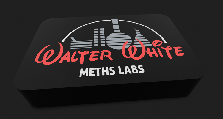 lightbox walter white by titteufff household decor lighbox breaking bad breakingbad labs 3d print model - Mito3D