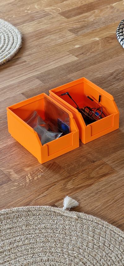 presto facile to stampa conservazione scatola supporti by raj 3d utensili organizzatori contenitore impilabile immagazzinaggio 3d print model - Mito3D