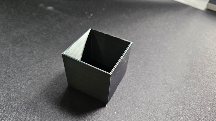 50mm calibración cubo fácil dimensional exactitud prueba by elperrobasado 3d impresora modelos modelo calibracion cuadrado dimensión 3d print model - Mito3D