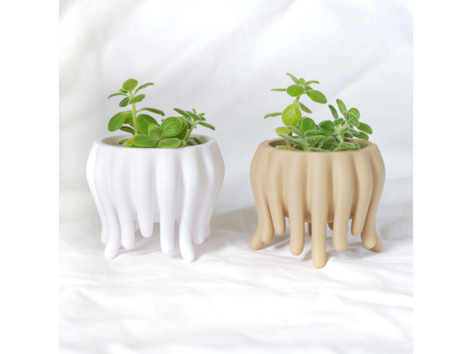 drip by 9percent household decor plant planter pot 3d print model - Mito3D