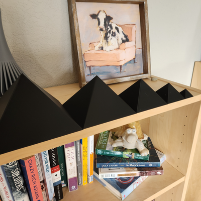 pyramid in by jogu44 household decor pyramids triangle egyptian egypt aliens house 3d print model - Mito3D