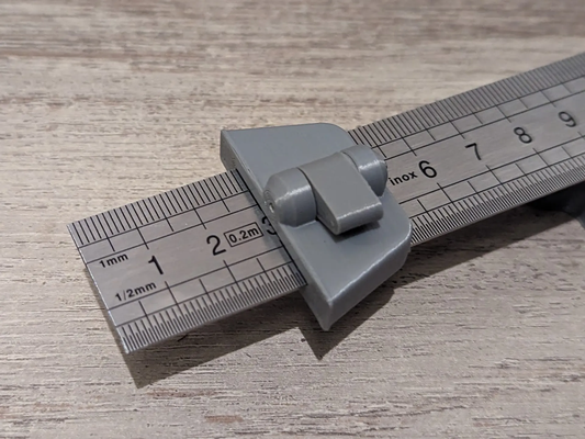 marcatura valutare 26mm righello by alexis utensili misurare attrezzo legna taglia misuratore misurazione 3d print model - Mito3D