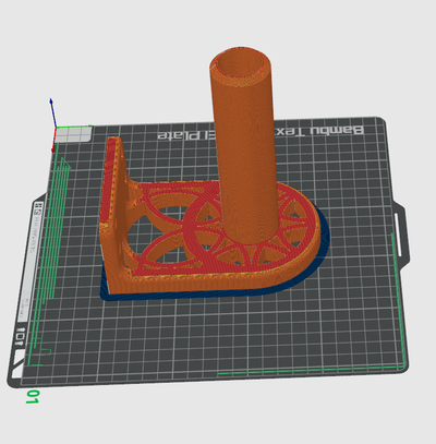 kağıt havlu kulp destek by lolism34 ev halkı modeller mutfak organizasyon 3d print model - Mito3D
