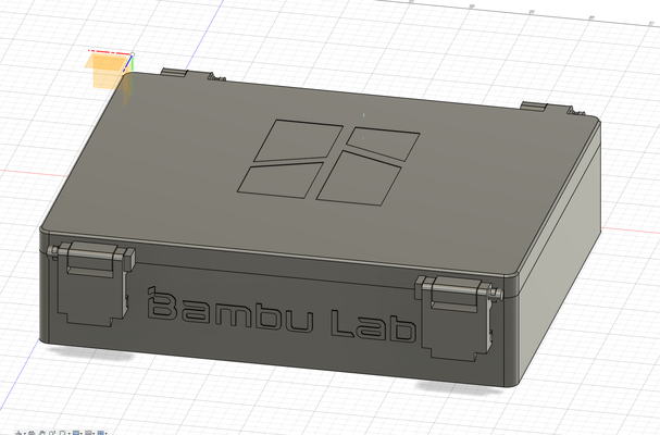 accessories box locks hinges printable v2 by samisalami 3d printer lid 3d print model - Mito3D