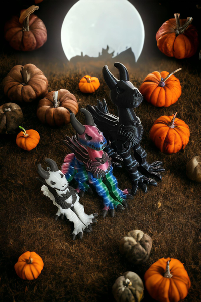 drake skellington by dragons den miniatures creatures flexi flexible dragon scary 3d print model - Mito3D