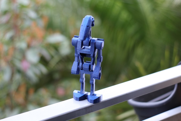 lego battle droid 400 by crafty sven toys & games characters scale sw 3d print model - Mito3D