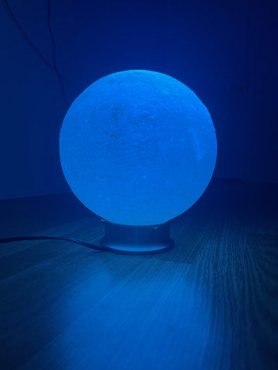 svs nasa lune globe glow filament 4 large supporter soutien remixé by 39 adore plage art modèles 3d print model - Mito3D