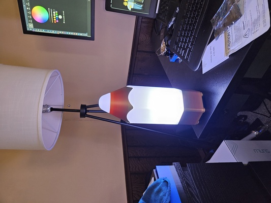 wled colorful pencil lamp remixed by commputethis household house models 3d print model - Mito3D