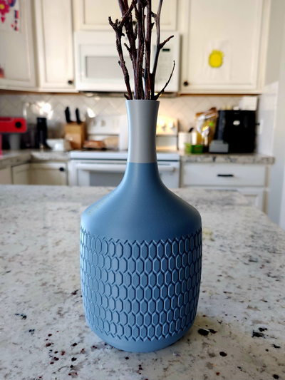 esadecimale vaso by beamink domestico casa modelli arte stampa multicolore multicolor3dprint casa decorativo fioriera arredamento 3d print model - Mito3D