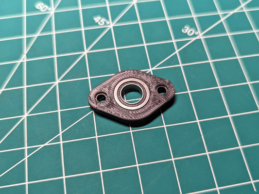 mf128-2rs bearing holder by ken mills hobby & diy bearings 3d print model - Mito3D