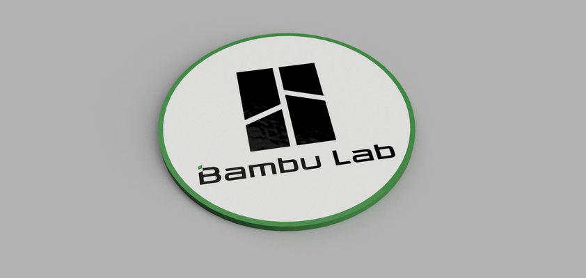 bambulab coaster by sayersdesign art signs & logos coasterholder coffee cup 3d print model - Mito3D