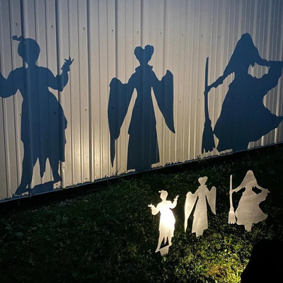 víspera santos brujas sombra echadores by jodv409 casa decoración 3d print model - Mito3D