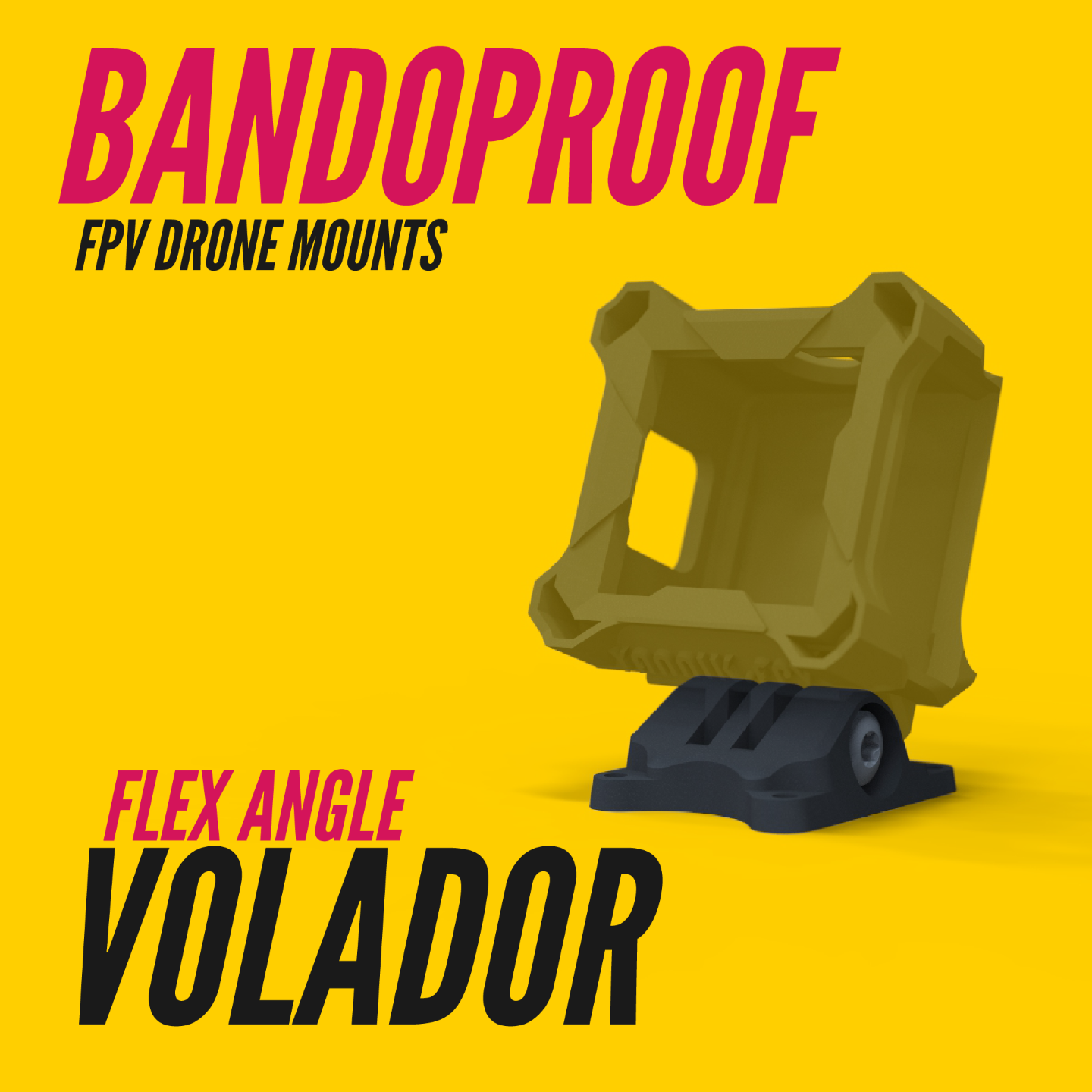 prueba bando ángulo flexible adaptador volador 5 6inch by yannik fpv educación ingenieria flexionar gopro universal pez flyfishrc vd5 vd6 vx5 vx6 3D print model - Mito3D