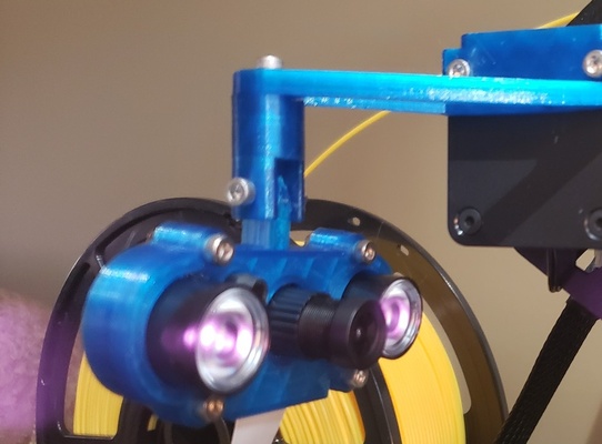 pi infrarot 3d drucker stepper motor kamera montieren by ebenfalls laboo zubehör fall mantel himbeer steppermotormount 3d print model - Mito3D